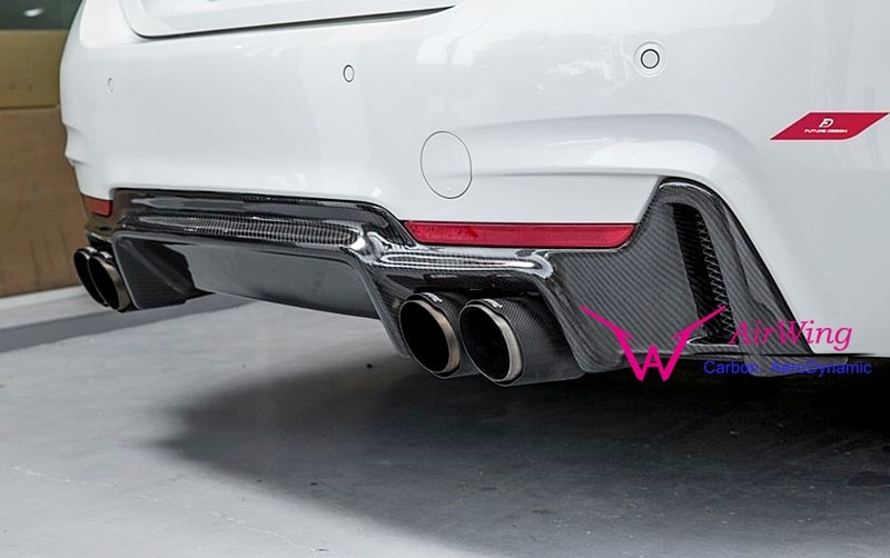 F32 F33 F36 - ENDCC style Carbon Rear Diffuser 04